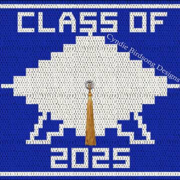 Graduation Cap mosaic square