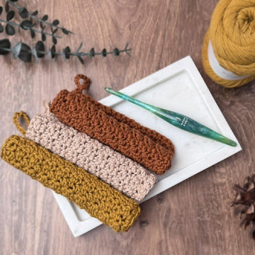 Crunch Stitch Washcloth