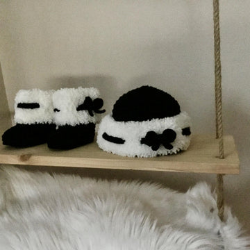 Winter Boot Hat Set N 292