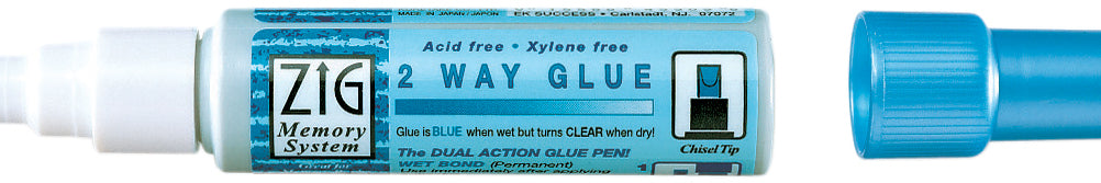 Zig 2-Way Glue Pen 12/Pkg - Chisel Tip