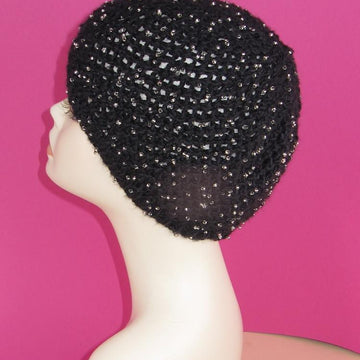 Beaded Easy Lace Skullcap