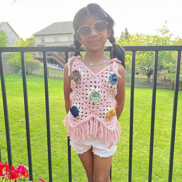 Pink Sunshine Crochet Set