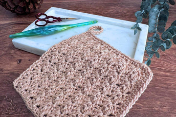 Slant Stitch Washcloth