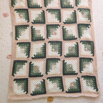 Log Cabin Baby Blanket