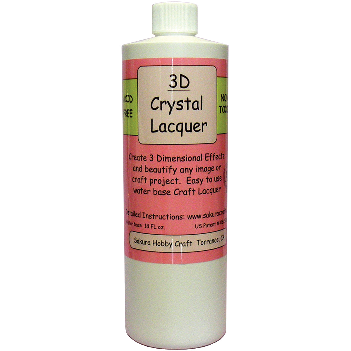 Sakura Hobby Craft 3D Crystal Lacquer Refill - 18oz