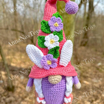 Spring Easter gnome (girl 4)