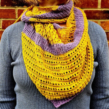 Woven and Lace Shawl