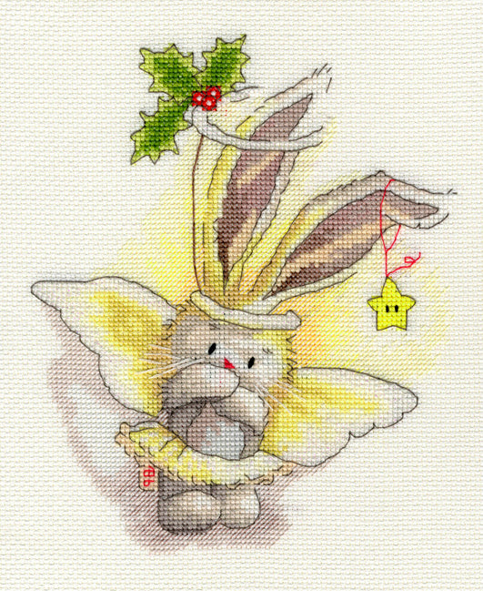Bothy Threads Angel - Bebunni Cross Stitch Kit - 18cm x 22cm