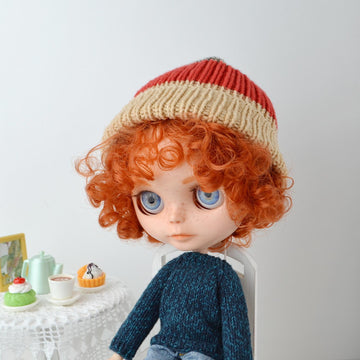 Two striped hat for Blythe