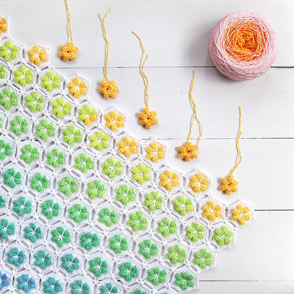 Flower Shower Blanket