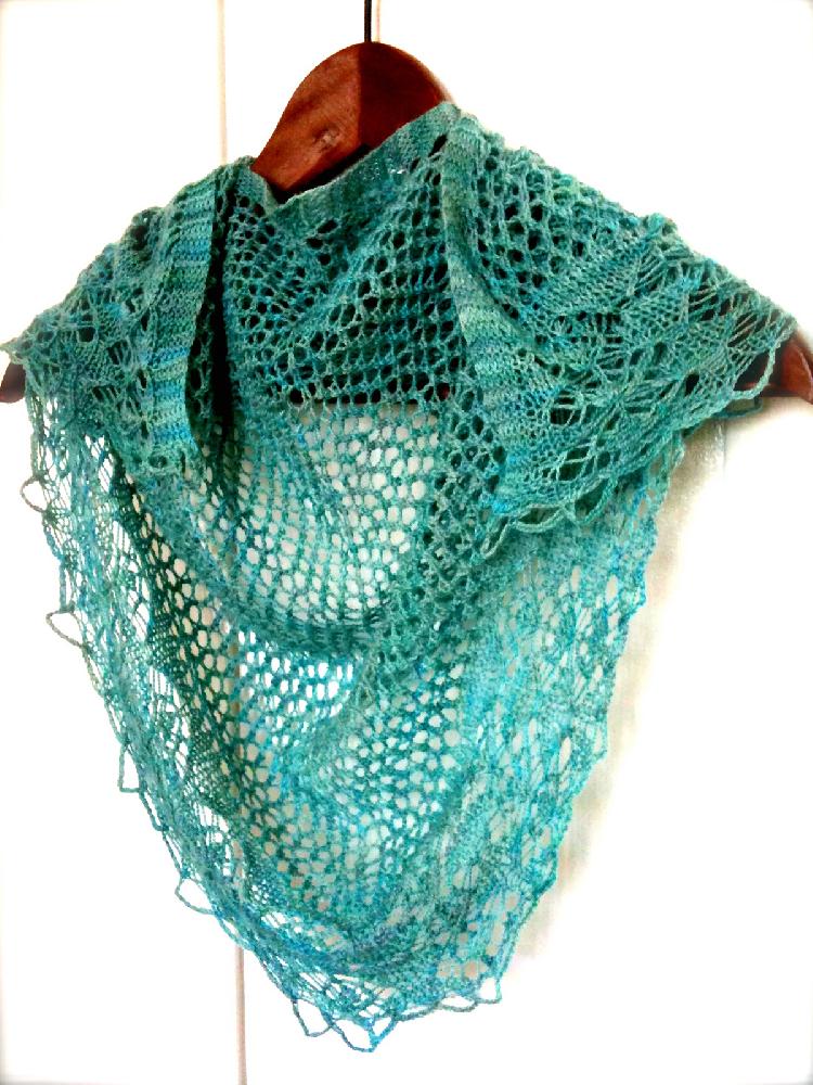 Jaali Knitted Shawl