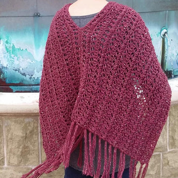 Red Poppy Poncho