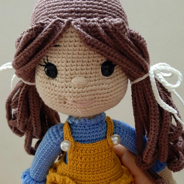 Crochet doll pattern, amigurumi doll pattern, Doll Avery