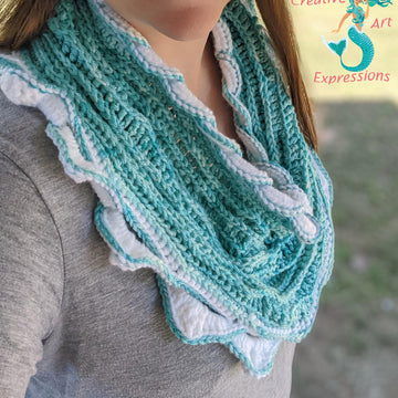 Sea Breeze Infinity Scarf Adult Teen