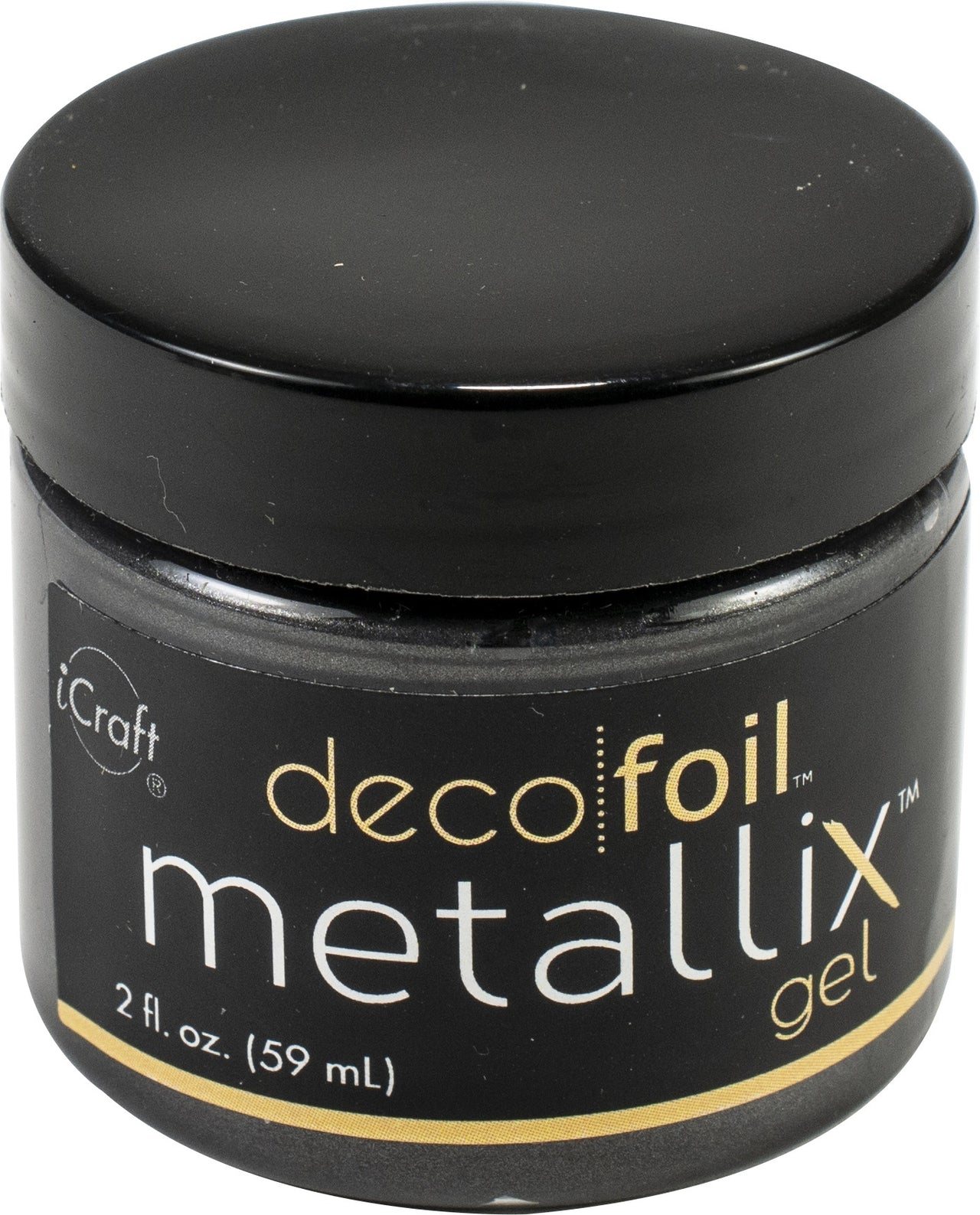 Therm O Web Deco Foil Metallix Gel 2oz - Black Ice