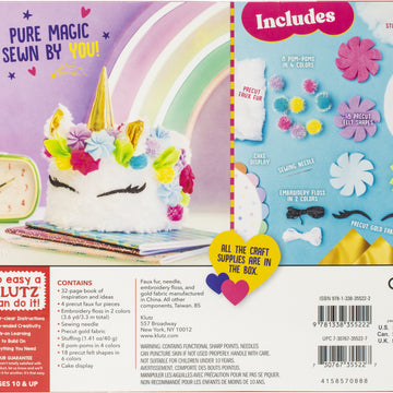 Klutz Sew Your Own Unicorn Cake Pillow - 585704