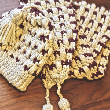 Madeleine Tasseled Scarf