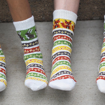 Fox and the Hare Socks