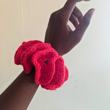 Avocado Inspired Scrunchie
