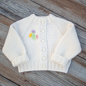 Baby Sweater with Embroidery