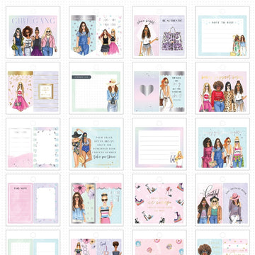 Happy Planner X Rongrong Tiny Sticker Pad 31/Pkg - Pastel