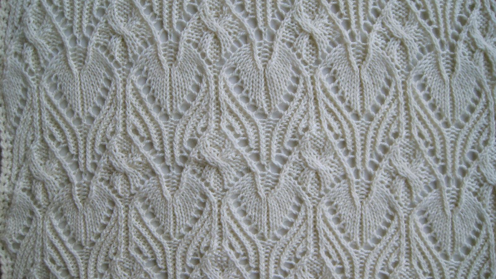 Dornie Cable Lace Shawl