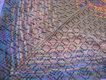 Amazing Earth Triangular Shawl