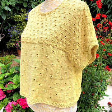 Oversized Eyelet Top