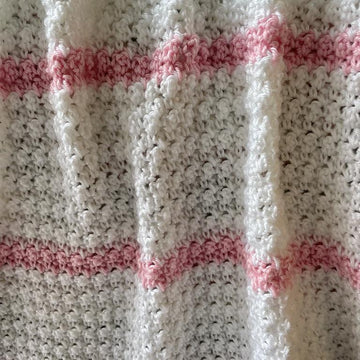 Baby Girl Stripes Baby Blanket