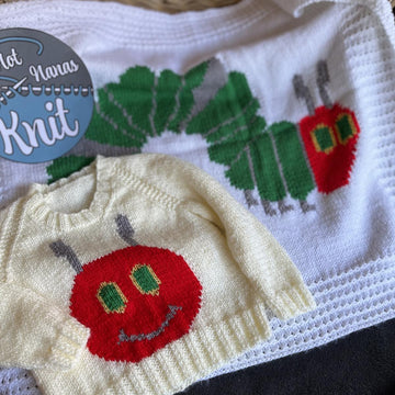 Caterpillar toddler sweater
