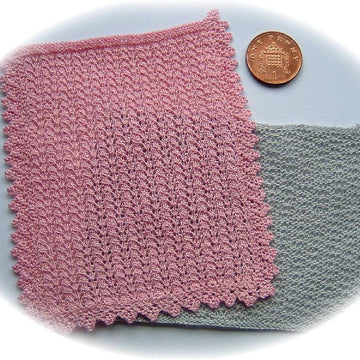 1:24th scale Lace bedspread and blanket