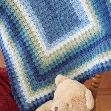 Sleepy Time Baby Blanket Crochet Pattern • Mandala Baby Yarn (DK Weight)