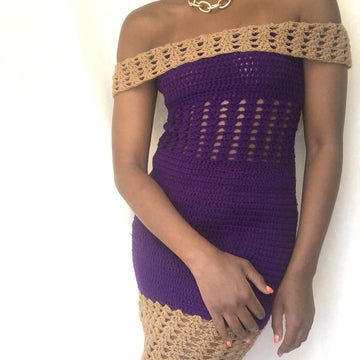 Simple Off-shoulder Dress Pattern