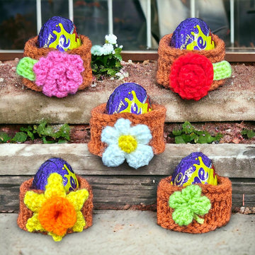 Easter Flower Pot Holder chocolate creme egg