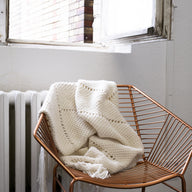 Tunisian Crochet Herringbone Throw