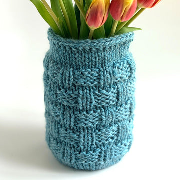 Basket Weave Mason Jar Cozy