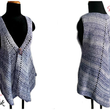 Pointed Hem Vest
