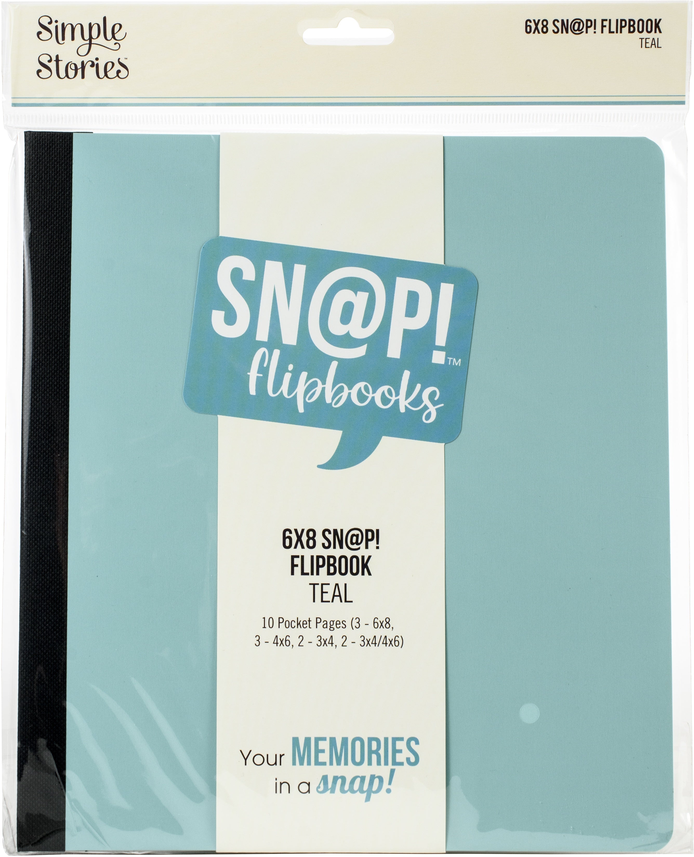 Simple Stories Sn@p! Flipbook 6"X8" - Teal