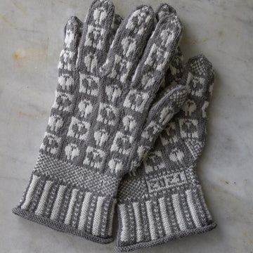 Sheep Sanquhar Gloves