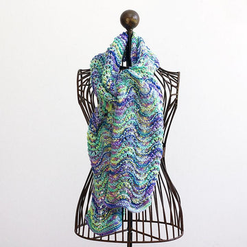 Multi Color Chevron Scarf