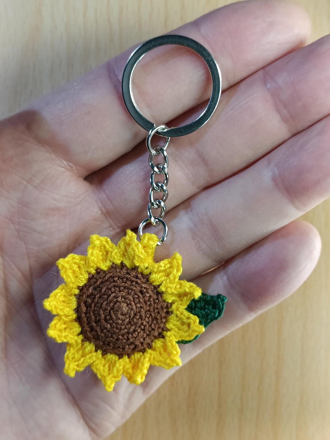 Sunflower Keychain