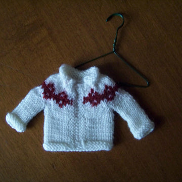 Christmas Tree Ornament Tiny Cardigan II