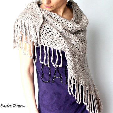 Gray Granny Shawl
