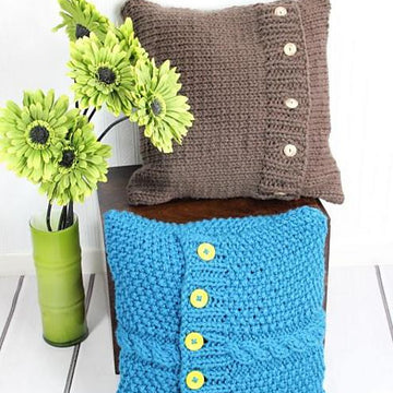 267-Super Chunky Cushions Knitting Pattern #267