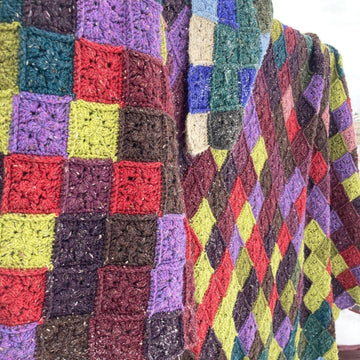 Quilted Crochet Temperature Blanket