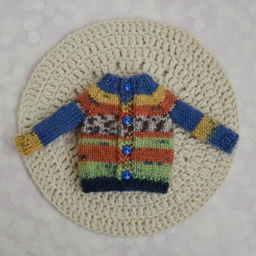 Cardigan with narrow sleeves