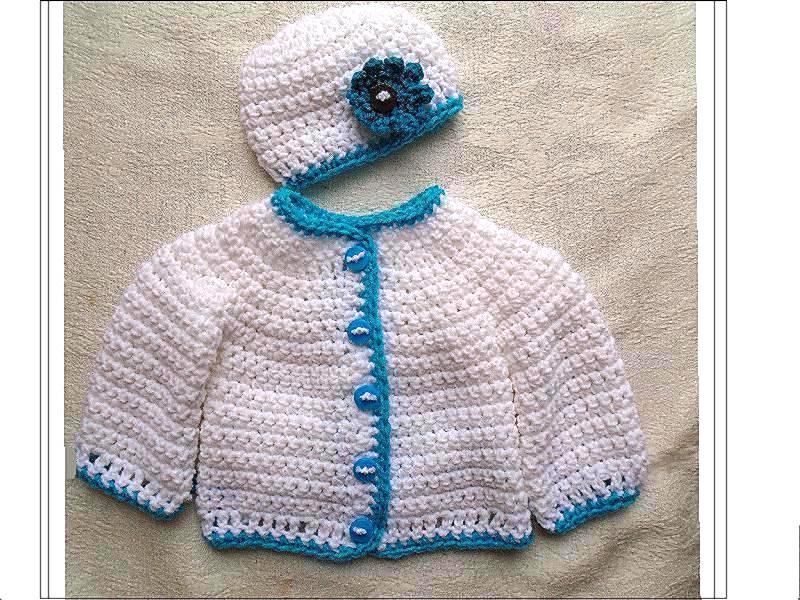 801 Baby and Child Cardigan Sweater Set