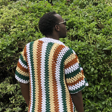 Vintage Crochet Men's Shirts