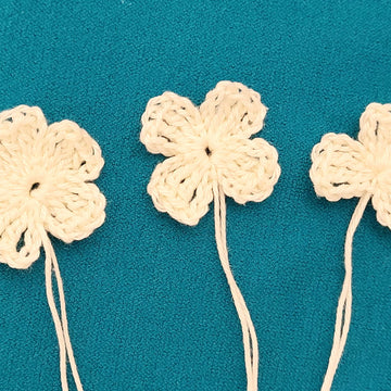 Tiny micro flower crochet pattern
