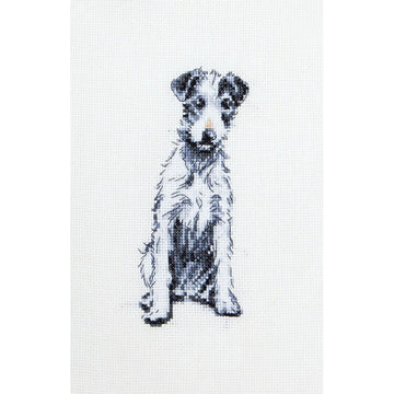 Creative World of Crafts Barney Cross Stitch Kit - One Size